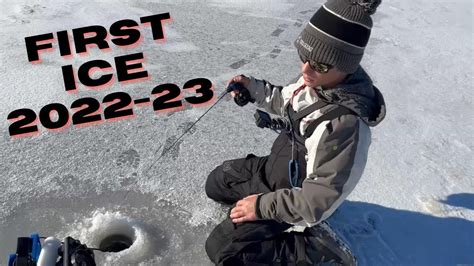 First Ice Fishing Mission Of 2022 23 Youtube