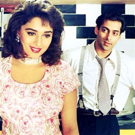 Madhuri Dixit And Salman Khan In One Of Our Favorite Romantic Bollywood