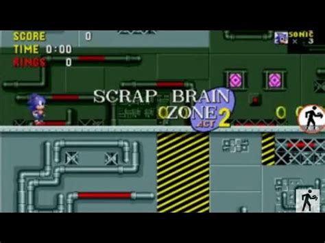 Sonic The Hedgehog Mobile Walkthrough Scrap Brain Zone Act Youtube