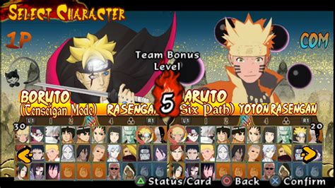 Naruto Shippuden Ultimate Ninja Storm Legacy Mod Textures PPSSPP For