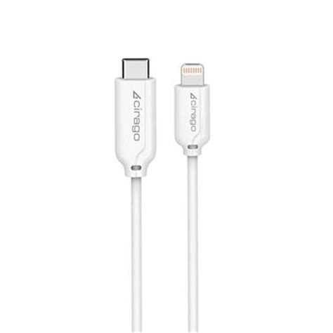 4 Ft Usb C To Lightning Charge And Sync Cable White