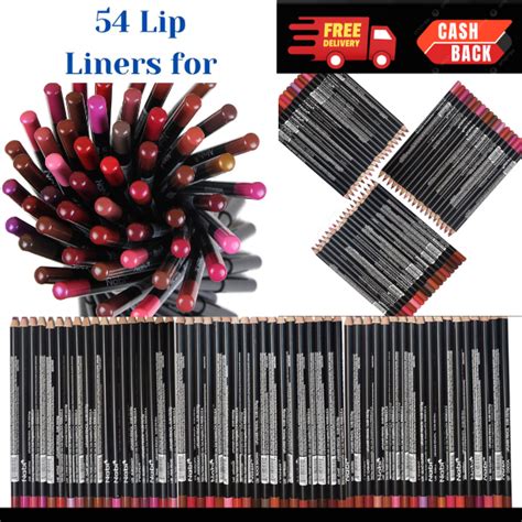 54 Pcs Nabi Long Pencil Lip Liner Set Red Brown Orange Set Of 54 Pcs Pencil Ebay