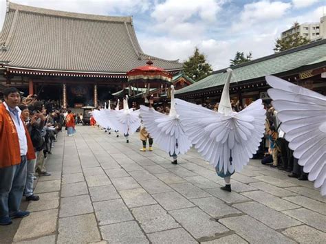 今日の新門 本日は浅草寺の舞の一つである、白鷺の舞定期奉演です！ 第二回目は2時より、浅草公会堂から出発します！