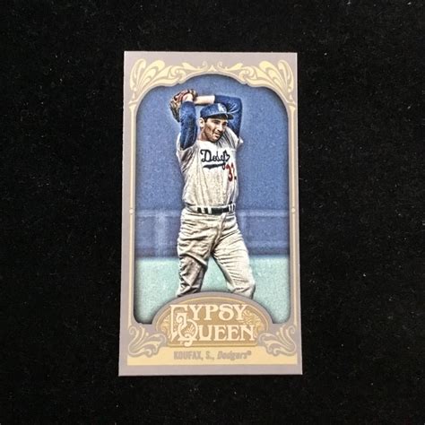 Topps Gypsy Queen Mini Sandy Koufax Hof Los Angeles Dodgers