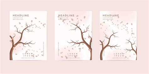 Autumn nature book cover templates 1640045 Vector Art at Vecteezy