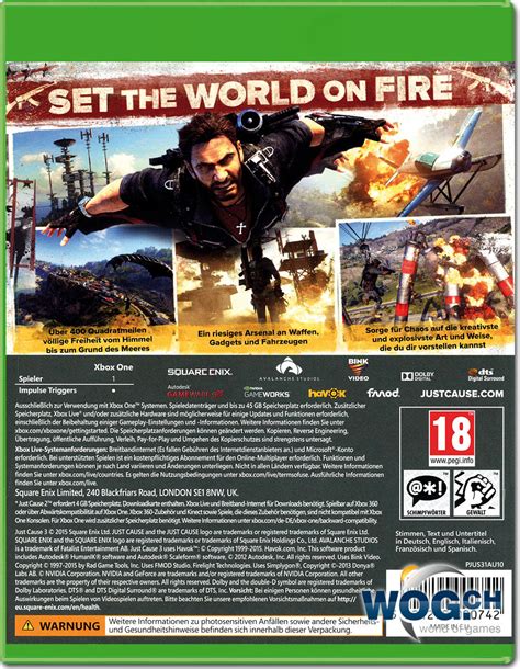 Just Cause 3 Xbox One • World Of Games