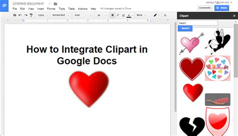 How to Integrate Clipart with Google Docs