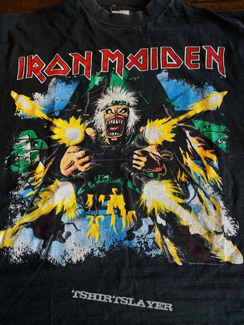 Iron Maiden Tailgunner No Prayer On The Road Tour Shirt