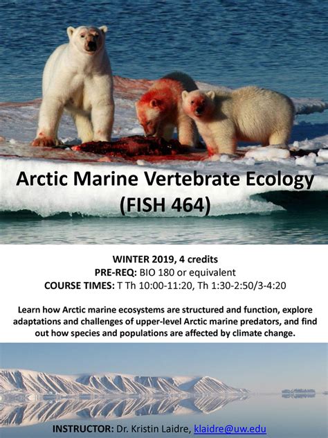 FISH 464: Arctic Marine Vertebrate Ecology