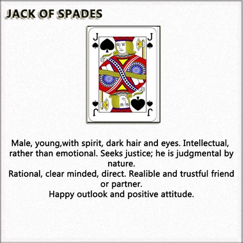 Jack of Spades - Cartomancy | Reading tarot cards, Tarot book, Learning ...