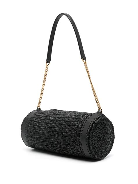 Saint Laurent Small Sade Raffia Shoulder Bag Eraldo Us