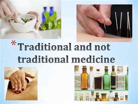 Traditional medicine is related to the