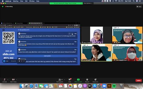 Webinar Mental Health Part 2 Begini Cara Mengatasi Stress Program