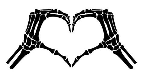 Skeleton Hand Heart Vector Art, Icons, and Graphics for Free Download