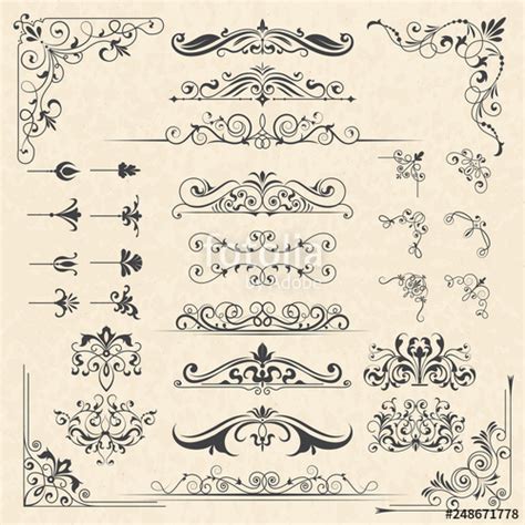 Victorian Border Vector At Vectorified Collection Of Victorian