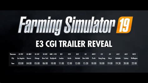 Farming Simulator 19 Full CGI E3 Trailer Modhub Us