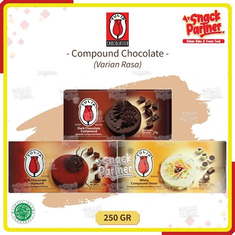 Jual Tulip Compound Gr Chocolate Choco White Putih Milk Susu