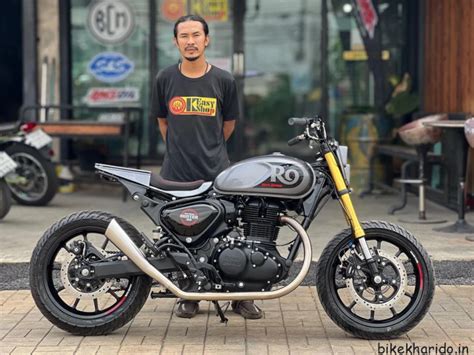 Meet The Custom Royal Enfield Hunter 350 Flat Tracker Bikekharido