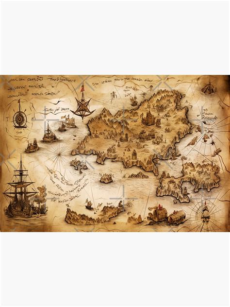 "treasure hunt map" Sticker by FethiC | Redbubble