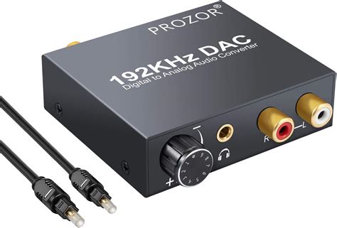 PROZOR Digital To Analog Converter 192kHz DAC Supports Amazon Co Uk