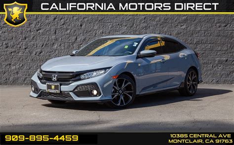 Sold 2019 Honda Civic Hatchback Sport Touring In Montclair