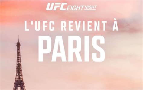 UFC Paris 2024 Tout Savoir Sur La Billetterie