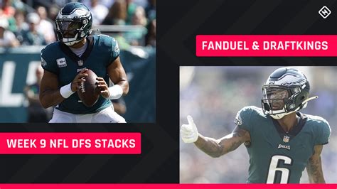 Best Nfl Dfs Stacks Week 9 Lineup Picks For Draftkings Fanduel