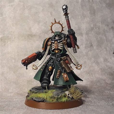 Dark Angels Primaris Interrogator Chaplain Miniature Wargaming