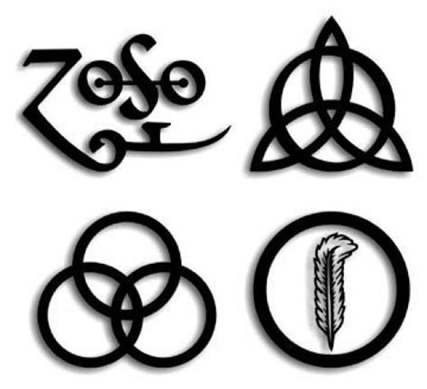 Zoso Jimmy Page S Symbol On The Led Zeppelin IV Album Led Zeppelin