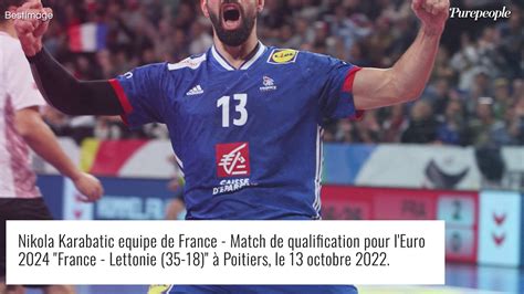 Nikola Karabatic F Te Ses Ans En Quipe De France Belle Photo Avec