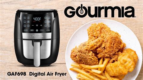 Gaf698 Gourmia 6 Quart Digital Air Fryer Youtube