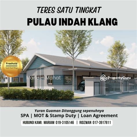 Projek Rumah Baru Teres Setingkat Di Pulau Indah Klang Pulau Indah