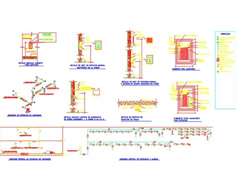 Sistema Contra Incendios En Autocad Descargar Cad 43068 Kb Bibliocad