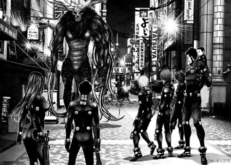 Тест-турнир Лучшая страница/панель манги Ганц