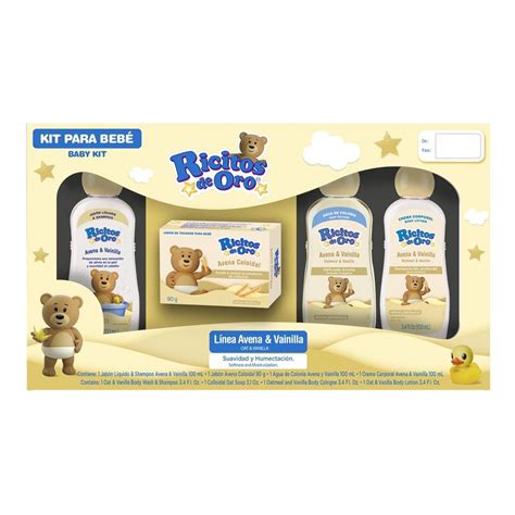 Kit Para Bebe Ricitos De Oro Avena Y Vainilla 4 Pzas Walmart