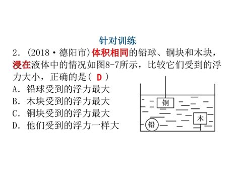 2019年人教版《第十章 浮力》ppt复习课件 课件中心 初中物理在线