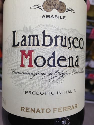 Renato Ferrari Amabile Modena Lambrusco Vivino US