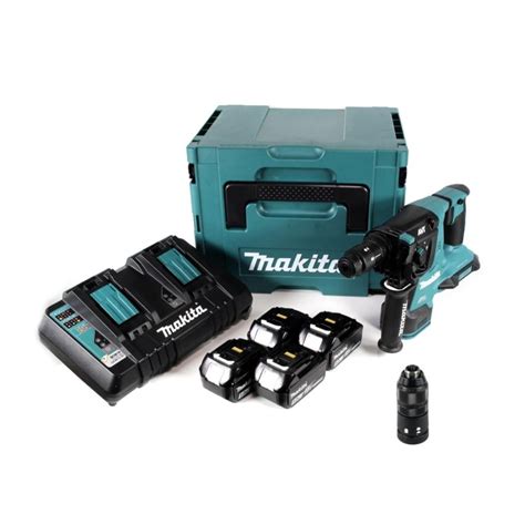 Makita DHR 281 PT4J Brushless Perforateur Burineur Sans Fil 28 Mm 2 X