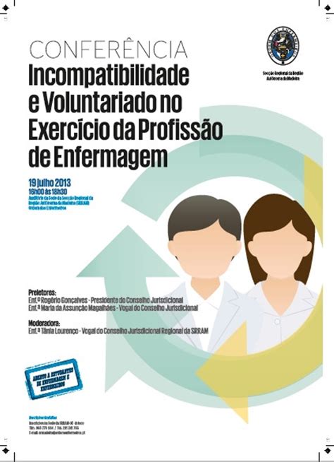 Confer Ncia Incompatibilidade E Voluntariado No Exerc Cio Da