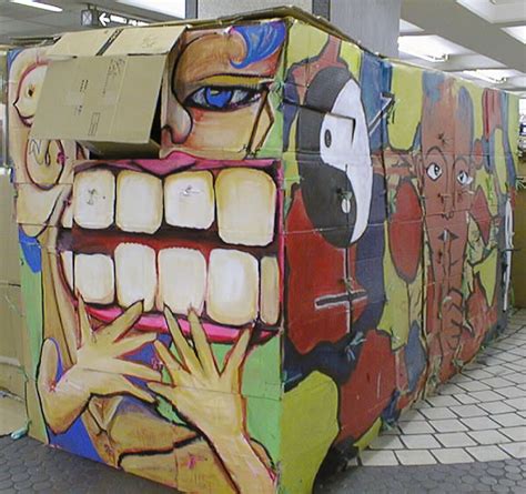 CONTEMPORARY WILDERNESS: SHINJUKU CARDBOARD HOUSE PAINTINGS