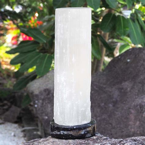 Twin Tower Selenite Lamp 40cm Himalayan Salt Factory