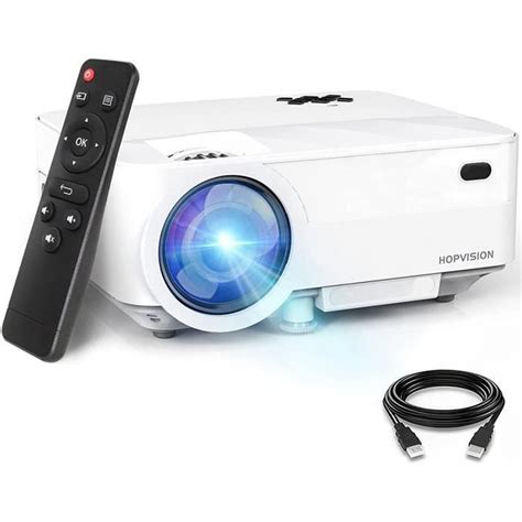 Hopvision Retroprojecteur Lumens Mini Projecteur P Full Hd