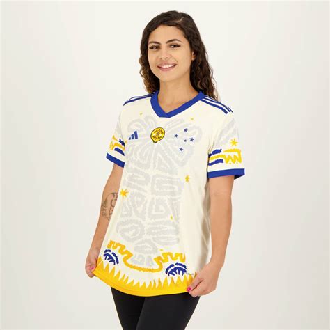 Camisa Adidas Cruzeiro Consci Ncia Negra Feminina Futfanatics