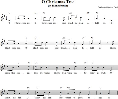 O Christmas Tree | Recorder Sheet Music