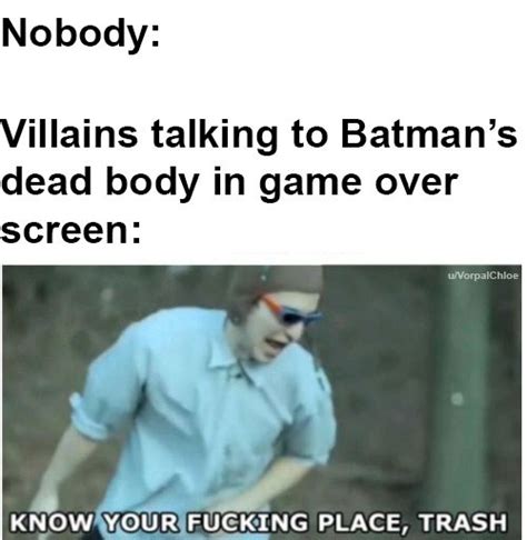 Poor Batman Scrolller