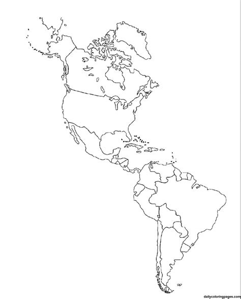 Western Hemisphere Map Printable - Printable Maps