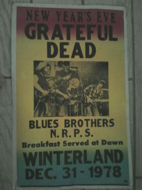 Grateful Dead 1978 Winterland Concert Poster Collectors Weekly