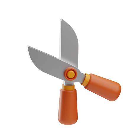 Farming Object Pruning Shears Illustration 3d 23365230 Png