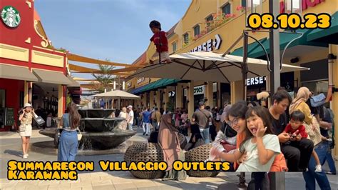 Summarecon Villaggio Outlets Karawang Youtube