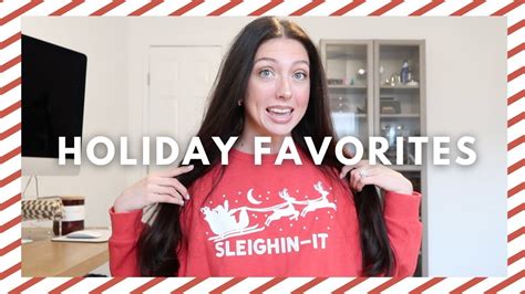 CHRISTMAS HOLIDAY FAVORITES Vlogmas Day 9 YouTube